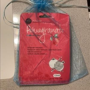 Four Face Masks Perfect For Party Favors & Pouch